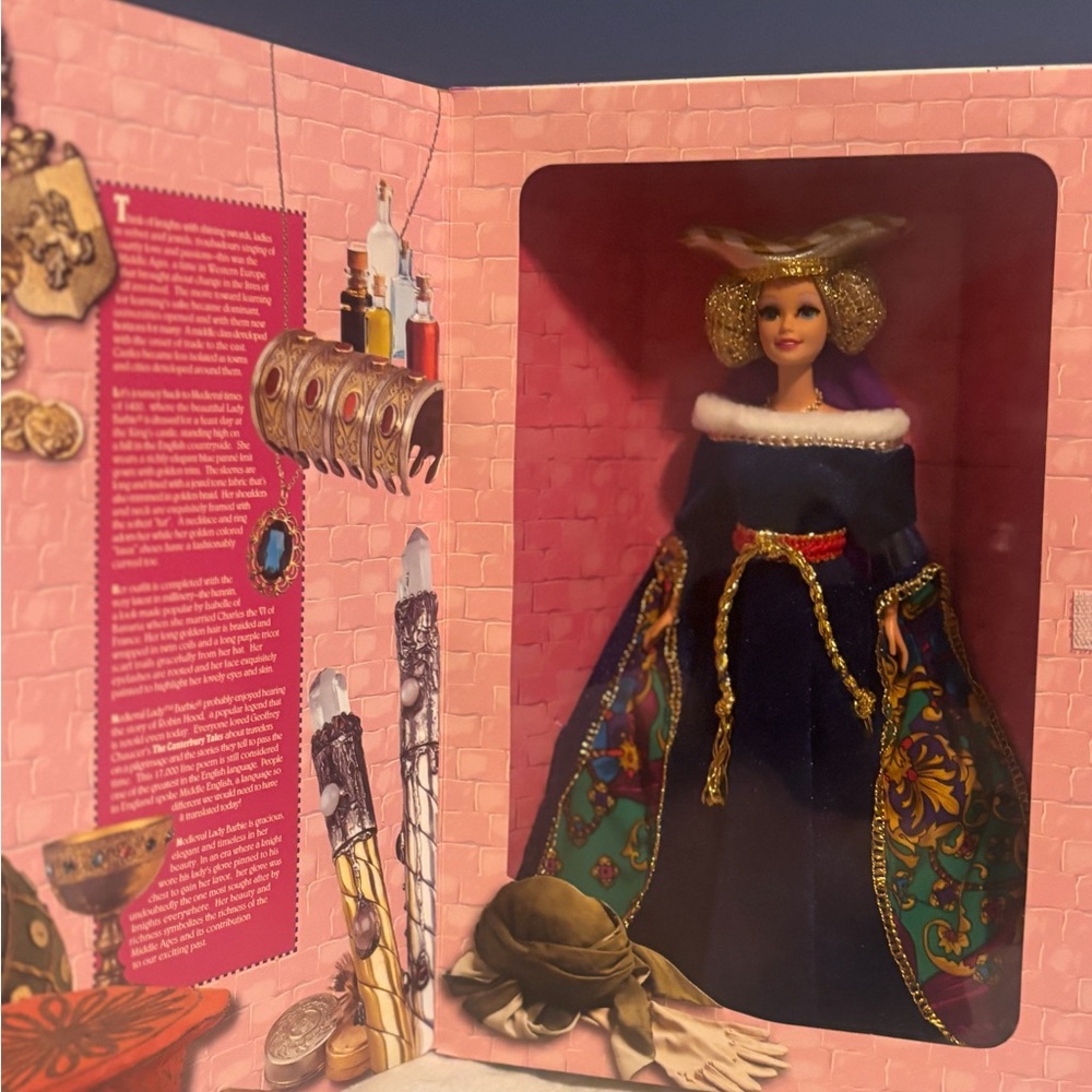 Vintage Barbie Medieval Lady 1994 - Great Eras Collection #12791 - NEW IN BOX!!
